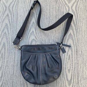Small Black Coach Leather Crossbody Bag